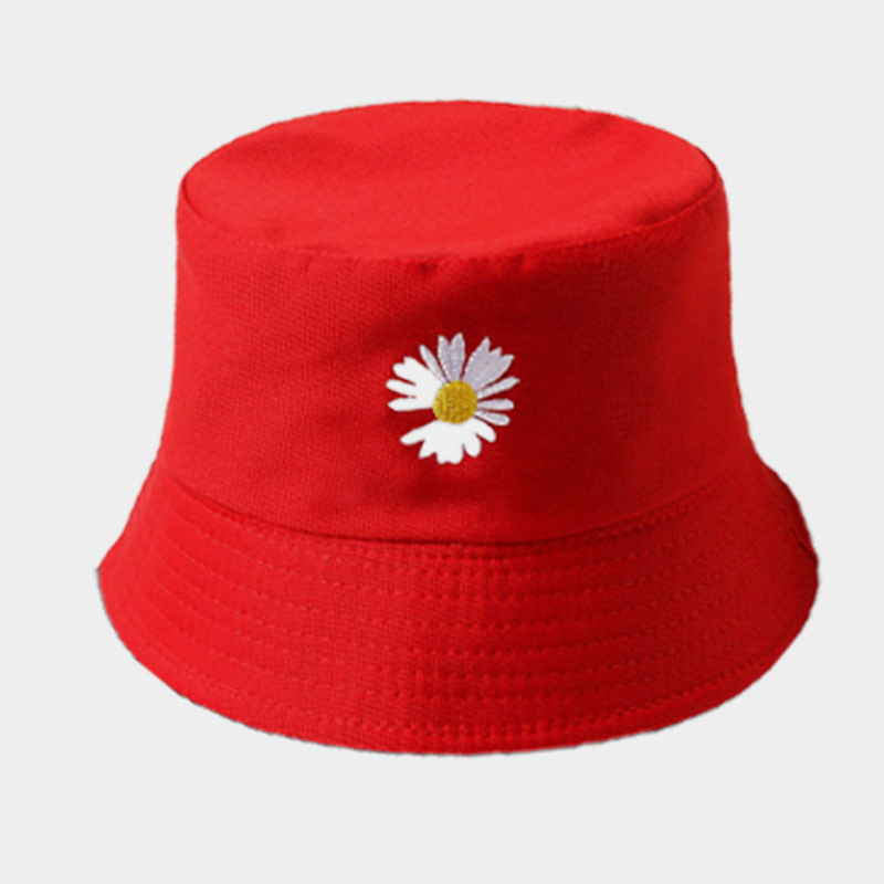 BK00019 Malý dvojitý klobúčik Daisy Short Eaves Sun Block Bucket