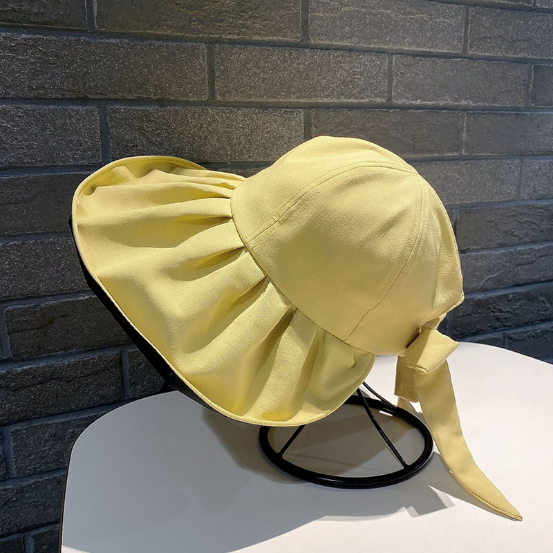 BK00042 Veľký plážový bucket klobúk s viazacím lanom