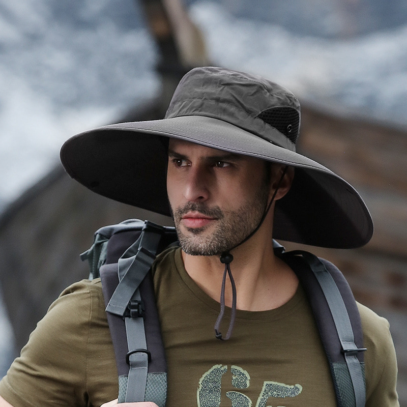 BK00028 Opaľovací krém Big Eaves Klobúk, vodeodolný, rýchloschnúci vedro klobúk BK00028 Opaľovací krém Big Eaves Klobúk, vodeodolný, rýchloschnúci vedro klobúk