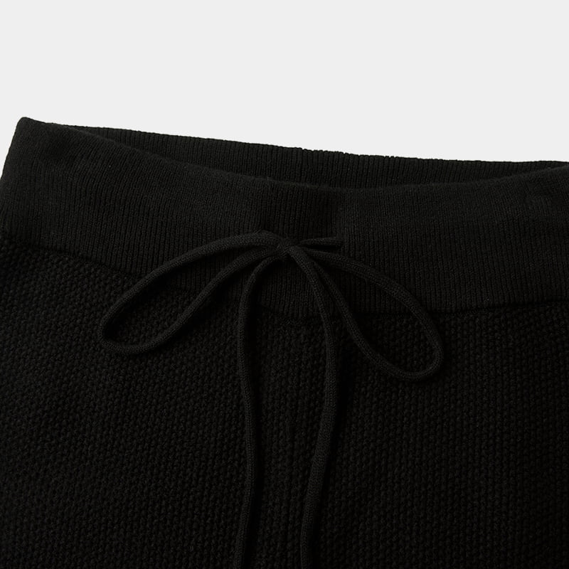 ML2237 Ležérne úpletové nohavice z hrubého úpletu s vysokou hustotou v strede pása ML2237 Ležérne úpletové nohavice z hrubého úpletu s vysokou hustotou v strede pása