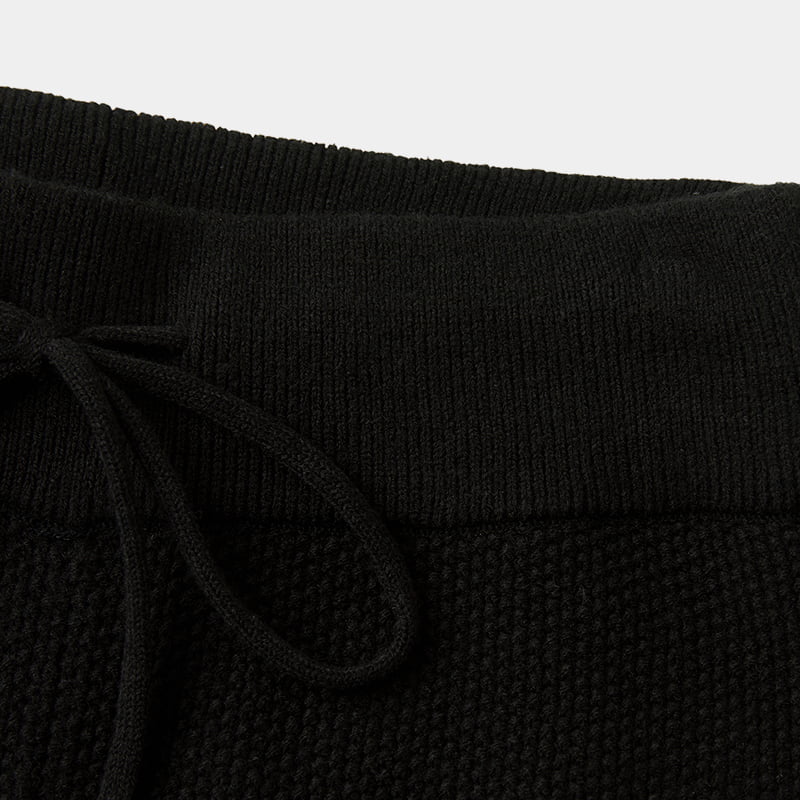 ML2237 Ležérne úpletové nohavice z hrubého úpletu s vysokou hustotou v strede pása ML2237 Ležérne úpletové nohavice z hrubého úpletu s vysokou hustotou v strede pása