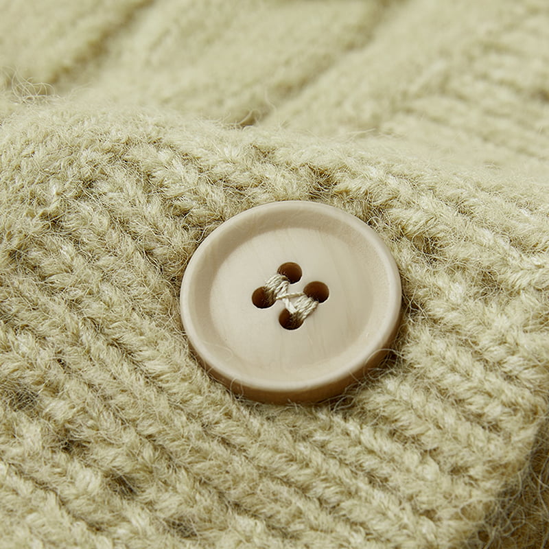 ML2213 Retro japonská avokádová zelená ručne vyrobená pletená bunda Cardigan ML2213 Retro japonská avokádová zelená ručne vyrobená pletená bunda Cardigan