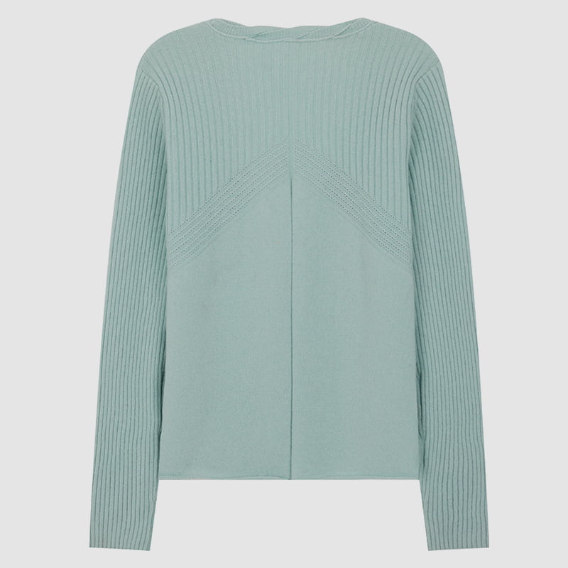 ML2218 Jednoradový pletený kardigan s výstrihom do V a gombíkmi ML2218 Jednoradový pletený kardigan s výstrihom do V a gombíkmi