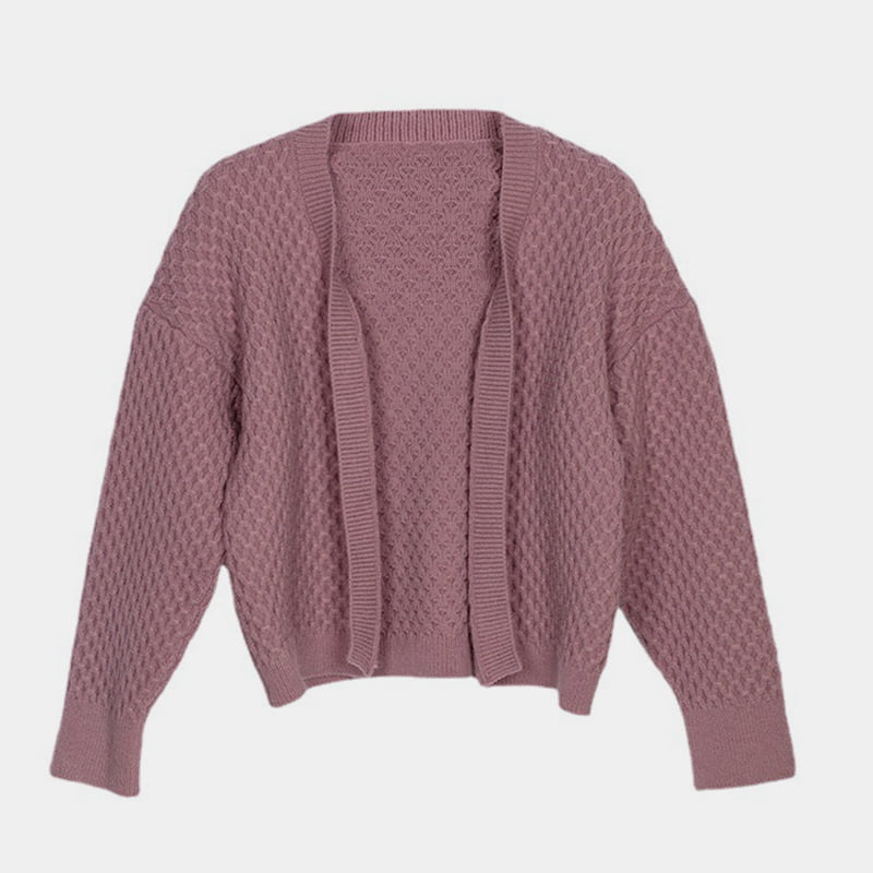 SM-K0044 Trojrozmerný skrútený pletený sveter na jeseň/zimu bez gombíkov SM-K0044 Trojrozmerný skrútený pletený sveter na jeseň/zimu bez gombíkov