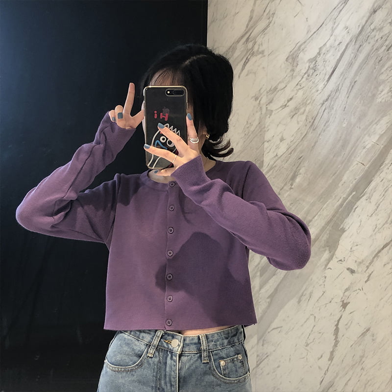 SM-K0016 Krátky štýl, dlhý rukáv, voľný výstrih, tenký dámsky sveter, pletený sveter SM-K0016 Krátky štýl, dlhý rukáv, voľný výstrih, tenký dámsky sveter, pletený sveter