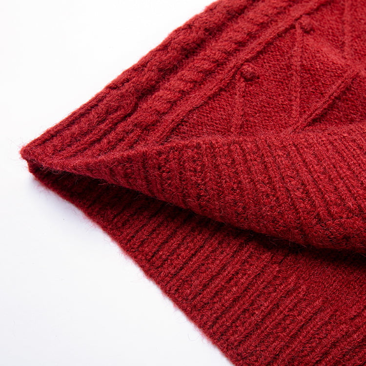 SM-K0034 Jednoradový rohový gombík žakárový okrúhly výstrih Pletený kardigán jeseň a zima SM-K0034 Jednoradový rohový gombík žakárový okrúhly výstrih Pletený kardigán jeseň a zima