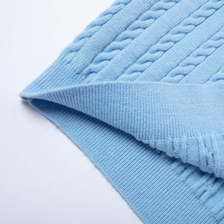 SM-K0035 Pevný žakárový jednoprsový pletený kardigán s dlhým rukávom na jar a jeseň SM-K0035 Pevný žakárový jednoprsový pletený kardigán s dlhým rukávom na jar a jeseň