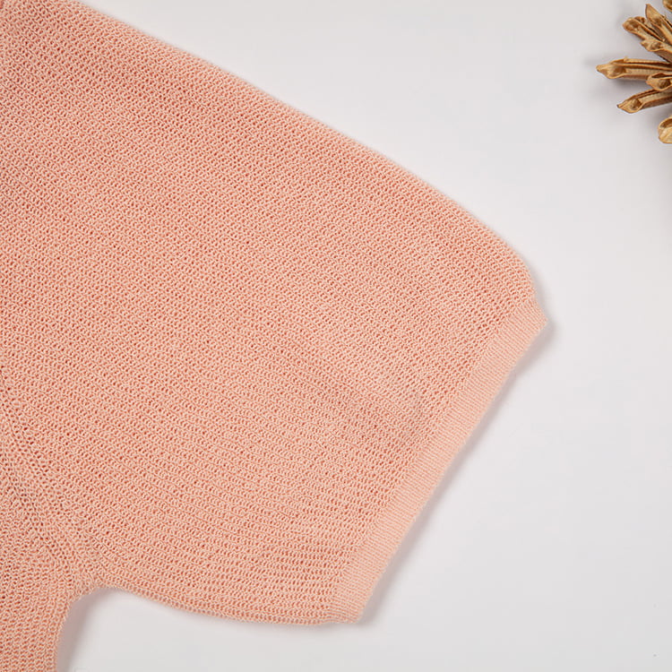 SM-K0046 Ľadový ľan s výstrihom do V Krátky Slim Fit Pletený kardigán s krátkym rukávom SM-K0046 Ľadový ľan s výstrihom do V Krátky Slim Fit Pletený kardigán s krátkym rukávom