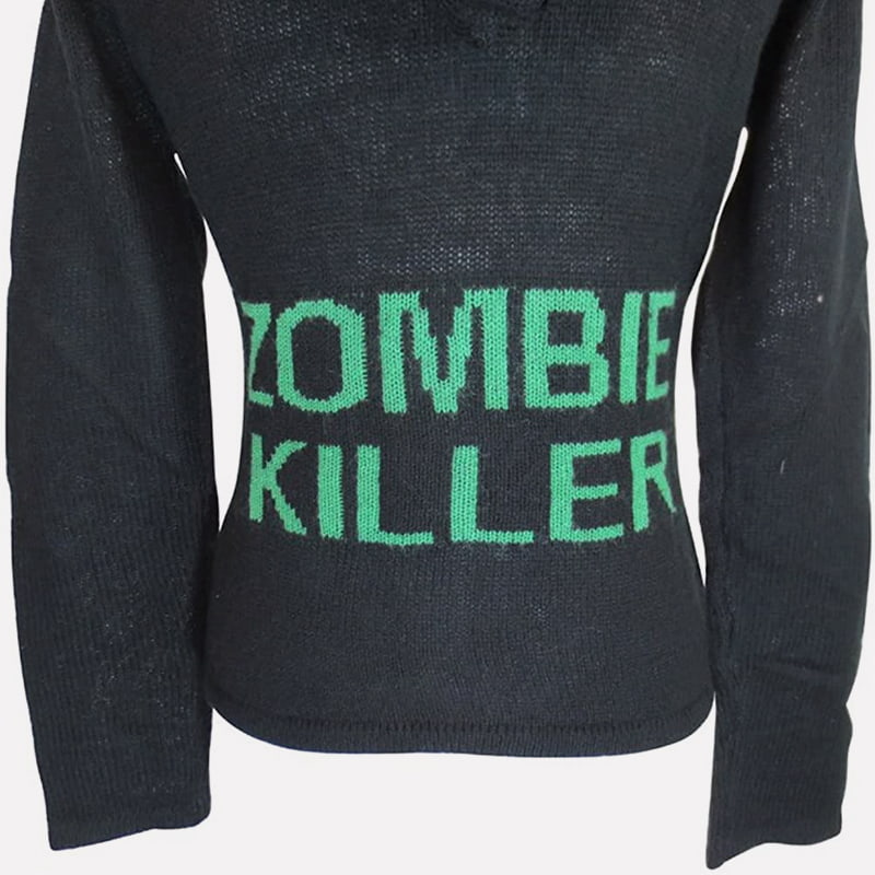 SM-K0098 Monogramovaný pletený pulóver s kapucňou Pletený sveter SM-K0098 Monogramovaný pletený pulóver s kapucňou Pletený sveter