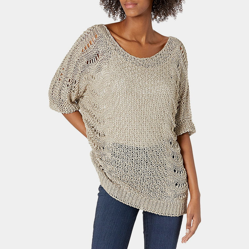 SM-K0060 Crew Neck Pletený pulóver na opaľovací krém s krátkym rukávom SM-K0060 Crew Neck Pletený pulóver na opaľovací krém s krátkym rukávom