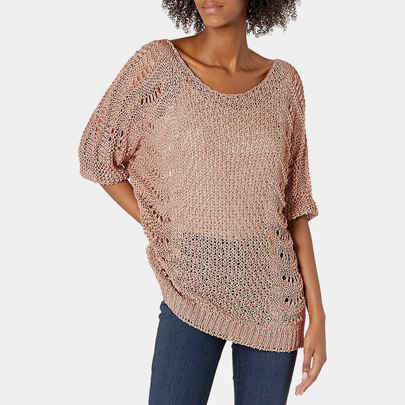 SM-K0060 Crew Neck Pletený pulóver na opaľovací krém s krátkym rukávom SM-K0060 Crew Neck Pletený pulóver na opaľovací krém s krátkym rukávom