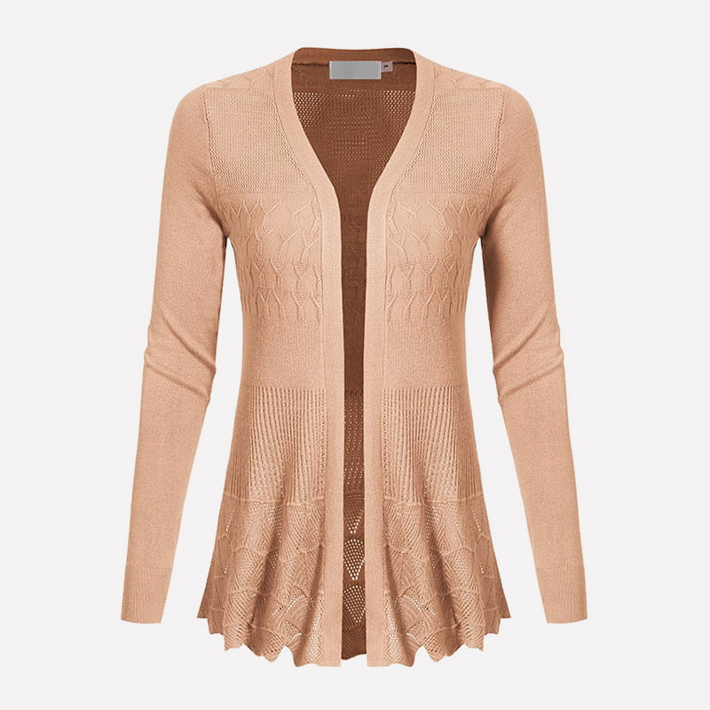 SM-K0072 V-krk s dlhým rukávom Pevná stredne dlhá pletená bunda Cardigan SM-K0072 V-krk s dlhým rukávom Pevná stredne dlhá pletená bunda Cardigan