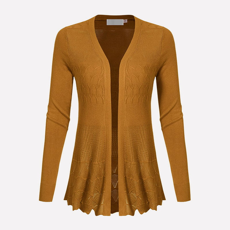 SM-K0072 V-krk s dlhým rukávom Pevná stredne dlhá pletená bunda Cardigan SM-K0072 V-krk s dlhým rukávom Pevná stredne dlhá pletená bunda Cardigan