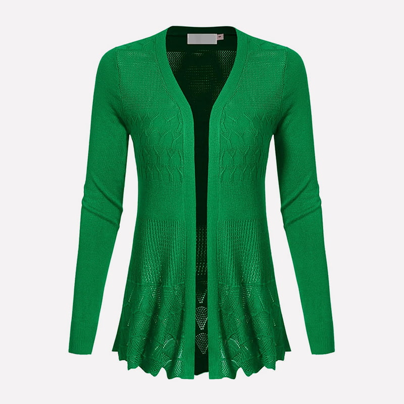 SM-K0072 V-krk s dlhým rukávom Pevná stredne dlhá pletená bunda Cardigan SM-K0072 V-krk s dlhým rukávom Pevná stredne dlhá pletená bunda Cardigan